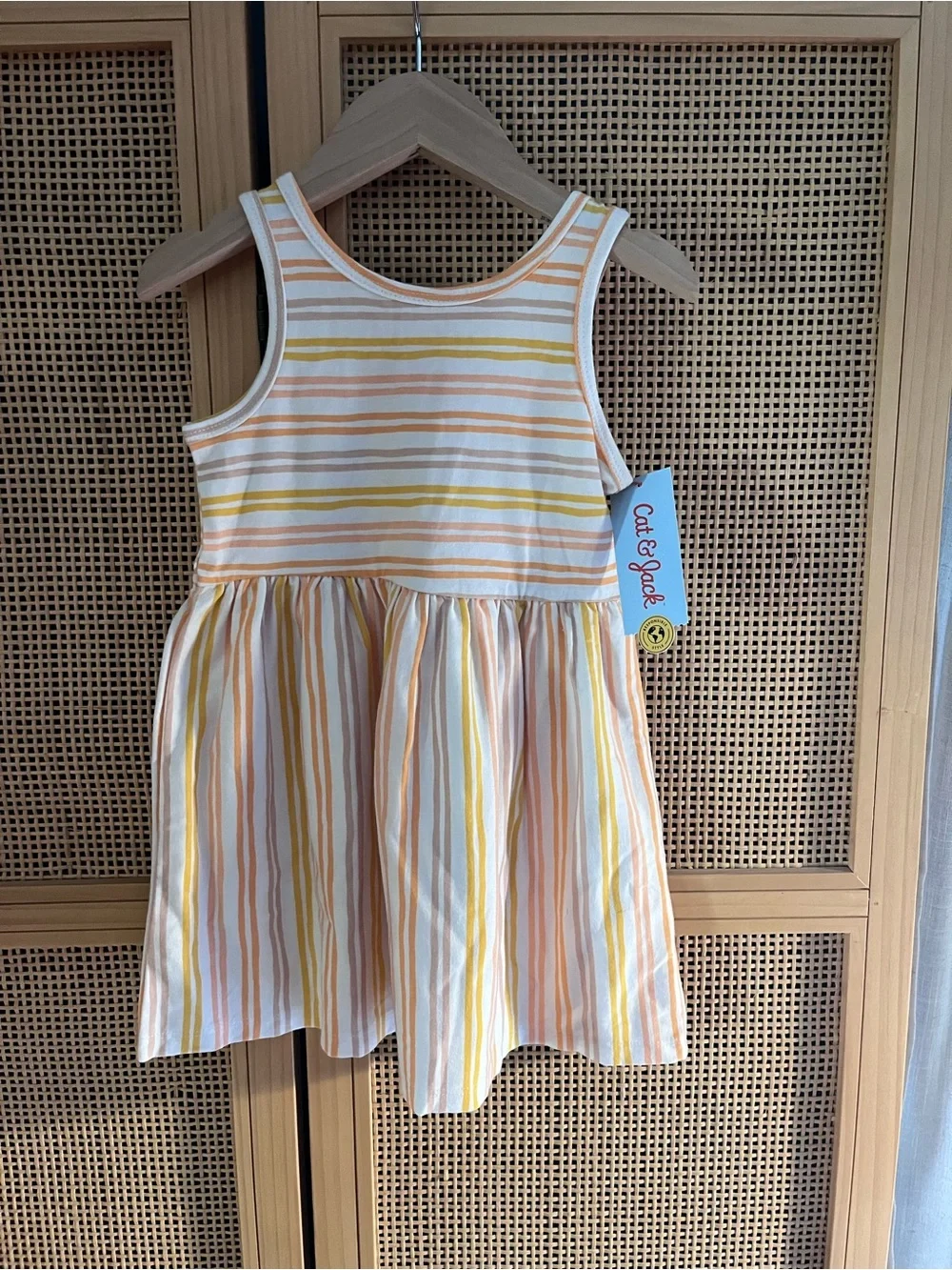 Cat & Jack Girls' 3T Dress Striped